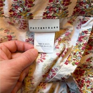 Pottery barn 100% cotton shower curtain